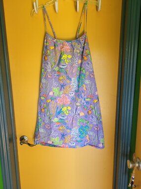 printfresh oceania cami nightgown purple